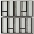 Modern windows 3d model