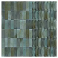 Green and Gray Floor Tiles with Various Tones and Smooth Surface Design 3d model