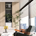 Modern reception area 3d model