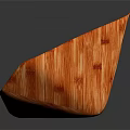 Orange Wood Grain Leisure Chair With Unique Modern Design And Comfortable Shape