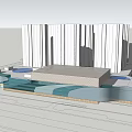 Modern Urban Architecture Design With Glass Curtain Walls And High Rise Buildings