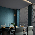 Modern Restaurant 3d model