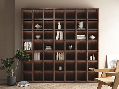 Quiet Bookcase Decorative Bookcase model