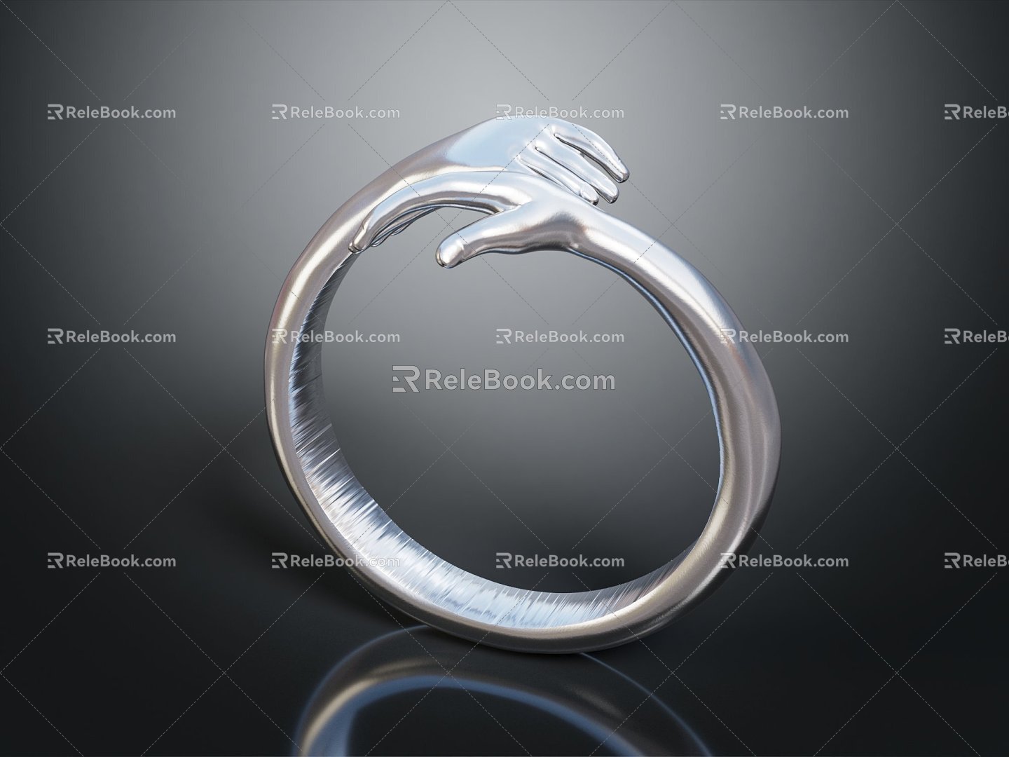 Modern Ring Diamond Ring Gem Ring Women's Ring Wedding Ring Ring Ring 3d model