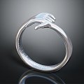 Modern Ring Diamond Ring Gem Ring Women's Ring Wedding Ring Ring Ring 3d model