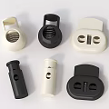 Other Plastic Components With Black And White Colors And Various Shapes