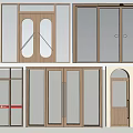 Different Types Of Entrance Doors Featuring Wooden Frames Glass Panels And Arched Designs