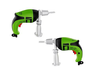 Electric drill Industrial equipment model