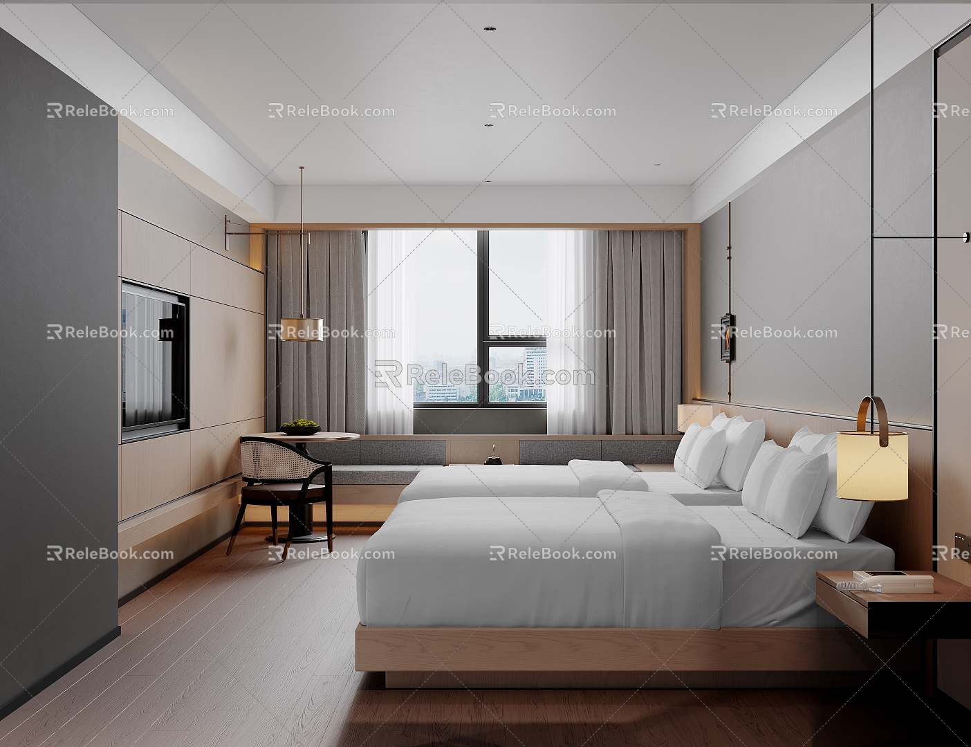 Hotel Rooms Hotel Rooms Hotel Rooms 3d model