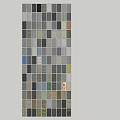 Tile Samples With Various Colors And Different Textures In Grid Arrangement 3d model