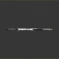 Advanced Futuristic Sci Fi Weapon With Metallic Finish And Intricate Design Details