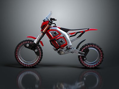 Modern Motorcycle Jet Motorcycle Science Fiction Motorcycle Concept Motorcycle Flying Car 3d model