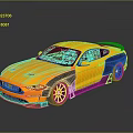 Modern Sleek Yellow Sports Car With Gray Accents Black Wheels And Red Brake Calipers