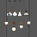 Nordic Lamps Combination Chandelier 3d model