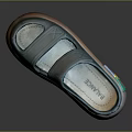 Comfortable Home Slippers Green Upper With Light Brown Sole Balance Label Soft Fabric Lining For Daily Wear