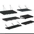Public Facilities Heavy Duty Metal Support Structures And Steel Platform Components 3d model
