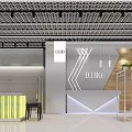 DIMOO Modern Clothing Store Featuring Glass Facade Lighting Design And Stylish Entrance