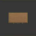 Wooden Storage Cabinet With Two Drawers And Two Doors Simple Design