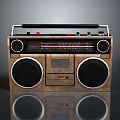 Sony Walkman Recorder Vintage Recorder Card Machine Tape Retro Recorder 3d model