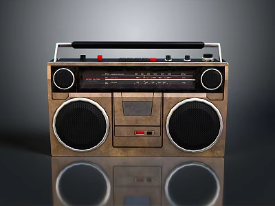 Vintage Desktop Computer With Classic Design And Retro Tech Features 3d model