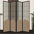 Wind screen partition 3d model