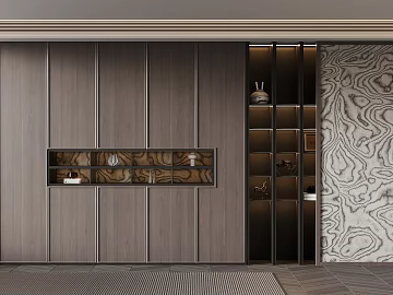 Modern Italian Tea Case Bookcase (ID:ggaeh561307)