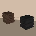 Modern side table corner table stool 3d model