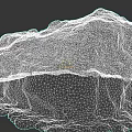 Natural Micro Terrain Featuring Large Detailed Rock With Lush Grass At Base