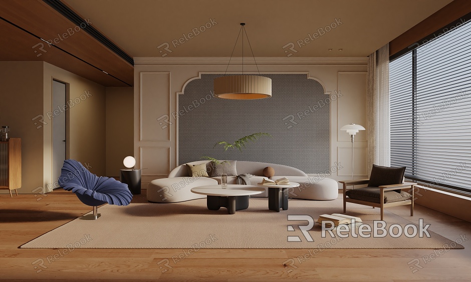 modern living room model