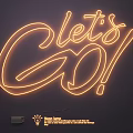 Modern Decorative Neon Lighting Combination With Let's Go Text Design