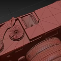 Modern camera old 3d model