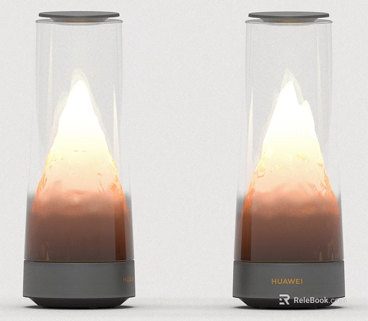 HUAWEI Smart Machine With Transparent Casing And Flame Effect LED Light 3d model 