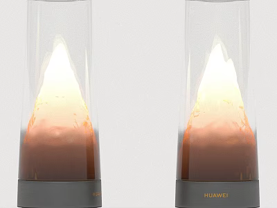 HUAWEI Smart Machine With Transparent Casing And Flame Effect LED Light 3d model