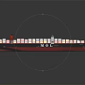 Large Container Ship With Colorful Containers And MOL Logo On Water