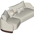 The Silent Wind Multi-Person Sofa 3d model