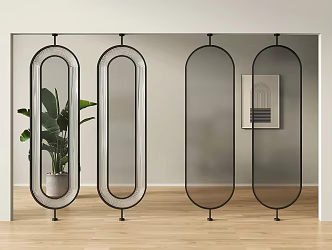 glass partition bathroom partition changhong glass partition wall oil sand glass partition living room partition screen partition restaurant partition 3d model