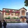 New Chinese Homestay 3d model