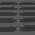 Traditional Chinese Roof Tile Designs With Classic Eaves And Multiple Styles