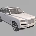White Rolls Royce SUV Luxury Exterior Design With Chrome Grille And Leather Seats