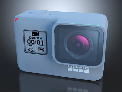 GoPro Digital Action Camera with Full HD 60fps Recording Mode and Display Screen 3d model