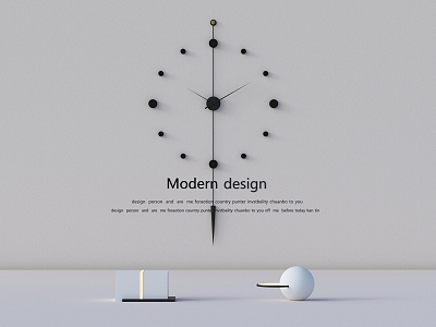 Simple Wall Clock model