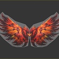 Modern Wings Phoenix Wings Phoenix Phoenix Wings 3d model