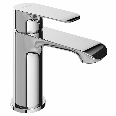 Modern Chrome Faucet With Sleek Design Long Spout And Single Handle 3d model