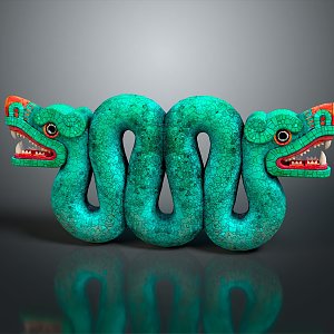 snake god snake cobra venomous snake python reptile cold-blooded animal reptile 3d model