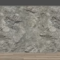 Natural Stone Wall With Rough Texture And Earthy Pattern For Interior Decor