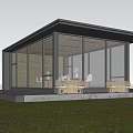 Modern Restaurant Architecture Restaurant Bookstore Tea Room Landscape Architecture Forest Small Architecture Internet Celebrity Architecture Landscape Pavilion 3d model