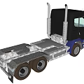 SCANIA Black And Blue Truck Cab Chassis With Modern Design And Wheels