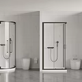 Shower room partition shower 3d model