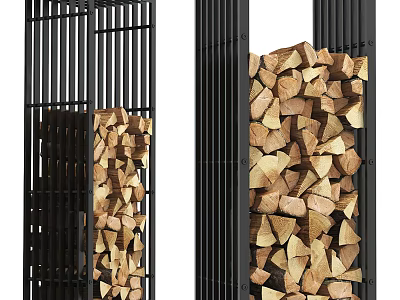 Natural Stone And Wood Textured Wall Design For Modern Interior Decor Spaces 3d model