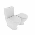Modern White Ceramic Toilet Design With Sleek Tank And Smooth Seat